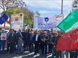 حضور حماسی دانشگاهیان دانشگاه فنی و حرفه ای استان آذربایجان شرقی در راه پیمایی عظیم روز قدس