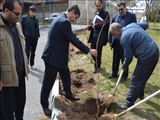 مراسم روز درختکاری 