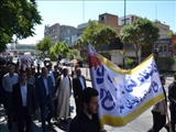 شرکت دانشگاه فنی و حرفه ای استان در راهپیمایی روز قدس