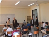 بازدید ریاست محترم دانشگاه از حوزه های امتحانی گروههای برق، عمران، مکانیک