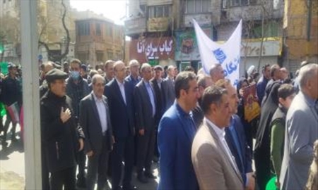 دانشگاه ملی مهارت واحد استانی آذربایجان شرقی پرچمدار حمایت از فلسطین