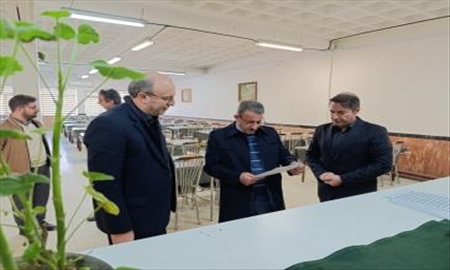 بازدید مسئول اجرای الگوی نوین تغذیه دانشجویی وزارت علوم از دانشگاه ملی مهارت واحد استانی  آذربایجان شرقی