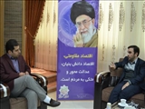 حضور سخنگو و عضو هیأت رئیسه شورای شهر تبریز در دانشکده