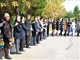 اجتماع با شکوه دانشجویان در سوگ و ماتم حسینی 