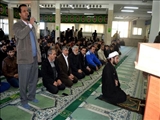 حضور با شکوه دانشجویان عزیز در نماز های جماعت 