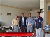 رئیس منطقه یک کشوری از روزنامه اطلاعات بازدید کرد.