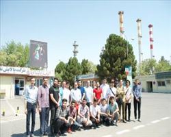 بازدید دانشجویان رشته الکتروتکنیک دانشکده فنی و حرفه ای شماره ۱ تبریز از مجتمع پالایشگاه نفت تبریز